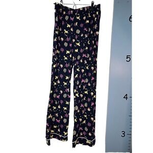 Ekouaer‎ All Over Horses Trees Flowers Print Women Pajama Pants XL